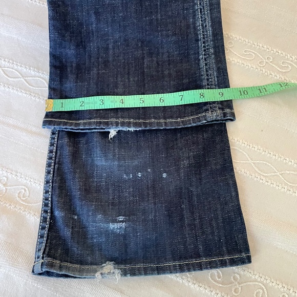 Hudson Dark Blue Signature Bootcut Flare Jeans Women's Size 29 Mid Rise Retro - Picture 16 of 16